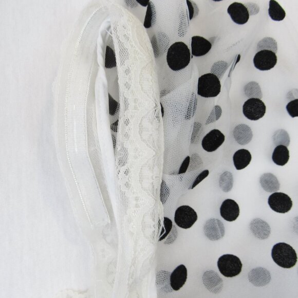 Vy’s Closet Fashion Polka Dot Dress Women's Size S Long Sleeve Lingerie. Sleeves - Picture 4 of 14